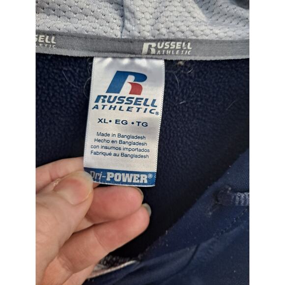 Russell Athletic Men's Long Sleeve Fleece Blue Falcons Printed‎ Hoodies Size XL - Picture 5 of 8